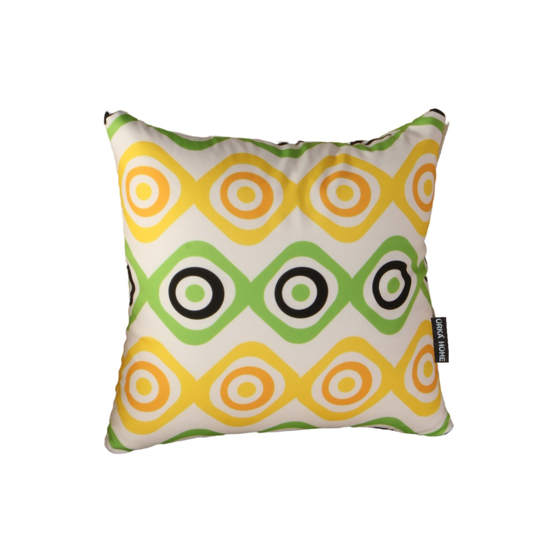 Orka Home Digital Printed Spandex Stretchable Fabric Microbeads Cushion (D25)